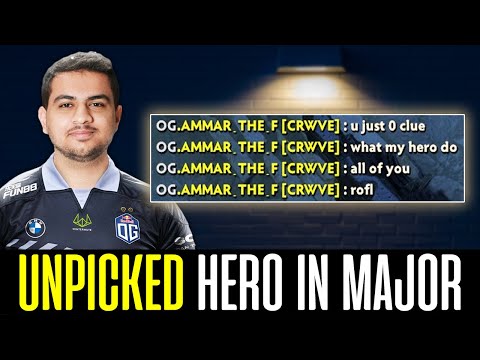 OG.ATF Unpicked CANCER HERO in ESL MAJOR DOTA 2