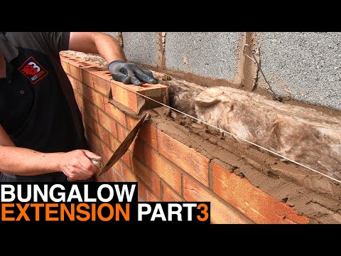 Bricklaying - Building Bungalow Extension Part 3