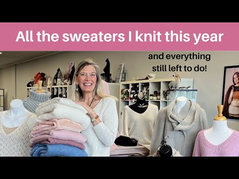 All the sweaters I knit this year so far
