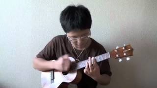 KAZUKI plays " Third Stream " by Jake Shimabukuro