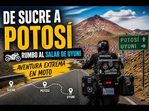 De Sucre a Potosí 🏍️ Rumbo al Salar de Uyuni | Aventura en Moto Extrema 🔥