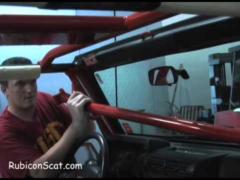 Rock Hard Roll Cage Install on 2006 TJ