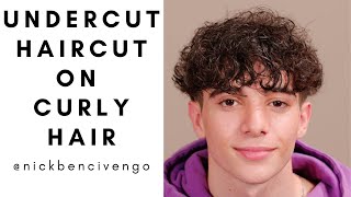 Undercut Haircut on Curly Hair - TheSalonGuy