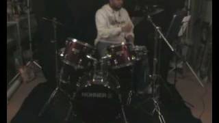 Freestyle drums solo with Bicky Logan