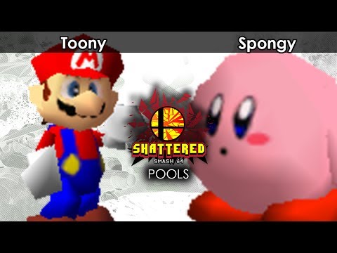 Smash 64: Toony (Mario) V Spongy (Kirby) - Shattered 59 Tournament SSB64