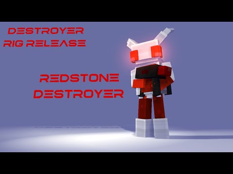 Redstone Destroyer rig release - Mine-Imator [LINK IN DESCRIPTION] Latest Destroyer Rig