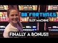 FINALLY Hit a BONUS! 88 Fortunes Slot Machine! The Curse is Broken!!