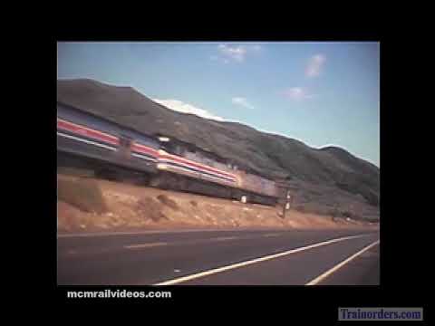 Classic Railroad Series 1124 - Amtrak Coast Starlight at Seacliff, 1970s.