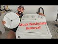 Easiest Way To Remove A Stuck Washplate
