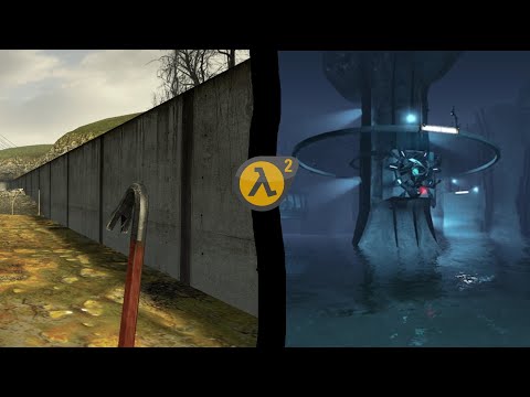 Half-Life 2 Sludge Hole and Deeper Down - A WEIRD CAVE AND AN ANNOYING ALYX?!