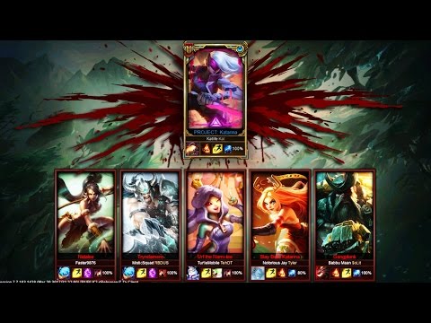 "KatLife" Challenger Katarina Main vs 5 Silver Players (1v5) PHENOMENAL GAME - League of Legends