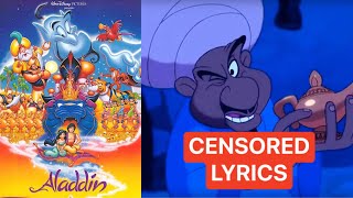 Disney Censorship Comparison: “Arabian Nights” lyrics in Aladdin (1992)