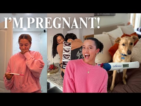 FINDING OUT I'M PREGNANT & TELLING MY HUSBAND 👶 + first trimester recap!