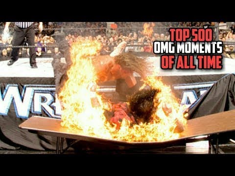 WWE 500 OMG MOMENTS !