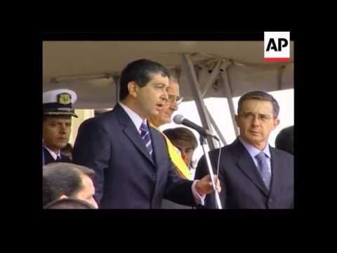 Colombia's defence minister Camilo Ospina sworn in