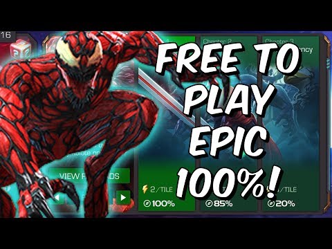 Free To Play Epic 100% Part 2 - Blood & Symbiomancer Event Quest - Marvel Contest Of Champions