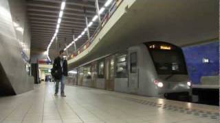 preview picture of video 'Métro de Bruxelles - Ligne 1 : Station de Tomberg (1)'