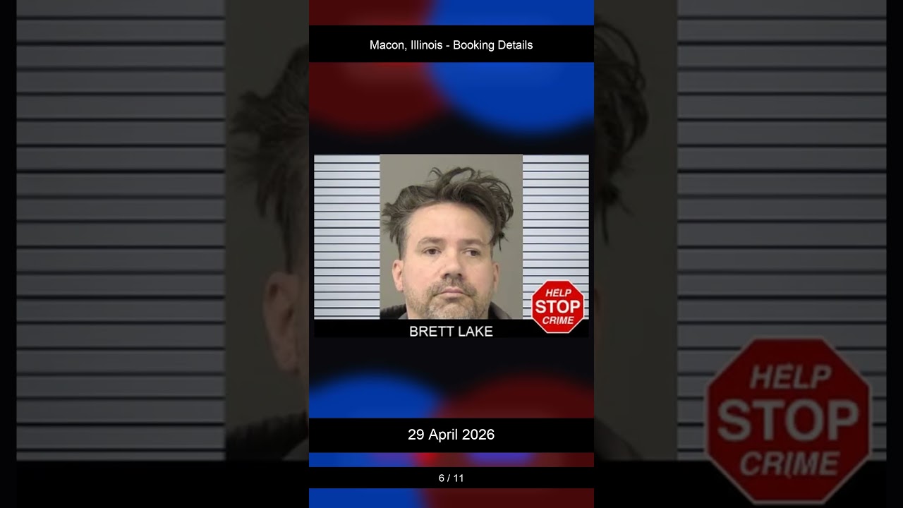 Macon County, Illinois Booking Records — April 29, 2026