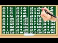 Gujarati ghadiya 21 to 30 | Table Of 21 TO 30 | Multiplication Tables | 21 to 30 | 21 to 30 tables