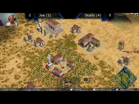 Joe (3) vs. Skady (4) - Age of Mythology: The Titans (Game 3)