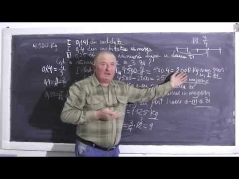 Lectia 367 - Probleme cu fractia unui numar si valoarea fractiei + Test de geometrie plana - Clasa 6