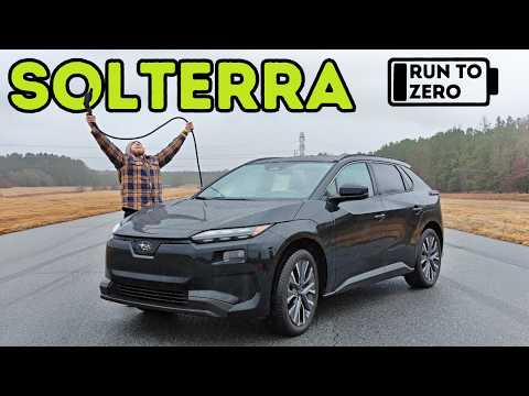 New Subaru Solterra EV Buffer Below 0% Test! I Drove This Far After The Car Said It Was Dead