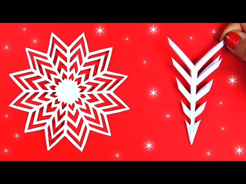 Как красиво вырезать снежинку из бумаги А4. Простая Снежинка из бумаги. Paper #snowflake. #Снежинки