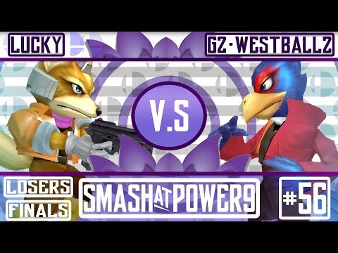 S@P9 #56 - Lucky (Fox) VS G2 | Westballz (Falco) - SSBM Losers Finals