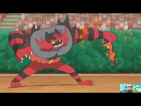 Ash's Torracat evolves into Incineroar | Episode 145 | Ash Vs Kukui | Pokemon Sun and Moon AMV