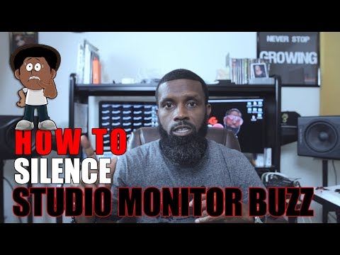 HOW TO STOP THAT ANNOYING STUDIO MONITOR SPEAKER BUZZ FOR FREE