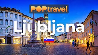 Walking in LJUBLJANA / Slovenia 🇸🇮- Evening Tour (May 2022) - 4K 60fps (UHD)
