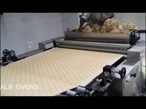 Working of biscuit making machinery