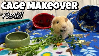 SUPERSIZED MidWest Guinea Pig Cage Set Up - CAGE MAKEOVER Finale!!