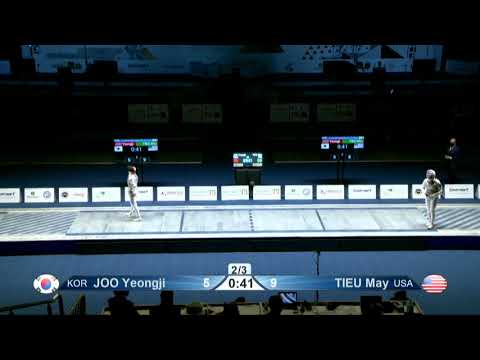 2021 225 Junior T04 01 F F Individual Cairo EGY WCH PODIUM TIEU USA vs JOO KOR
