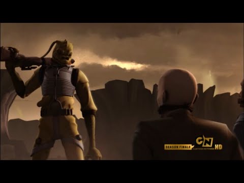 Bossk Every Scenes in Star Wars The Clone Wars - Part 1