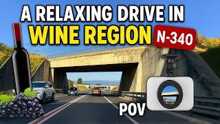 A Relaxing Drive in Spain’s Wine Region  N 340 POV