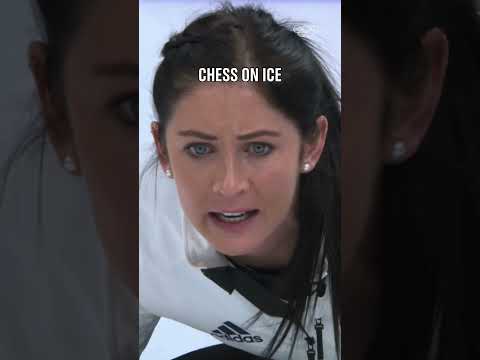 There's something so satisfying about a clever curling shot. 🥌 #Olympics #WinterSports #Curling