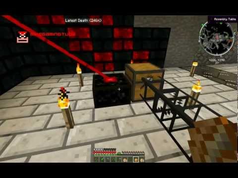 S1E14 Let's Play Feed the Beast (ENG) - Assembly Table and basic automation with gates