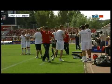 5.Spieltag 3. Liga 09/10 FC Carl Zeiss Jena - Rot Weiß Erfurt Teil 1