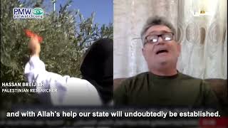 Hassan Breijieh saying Palestinian state will mean end of Israel
