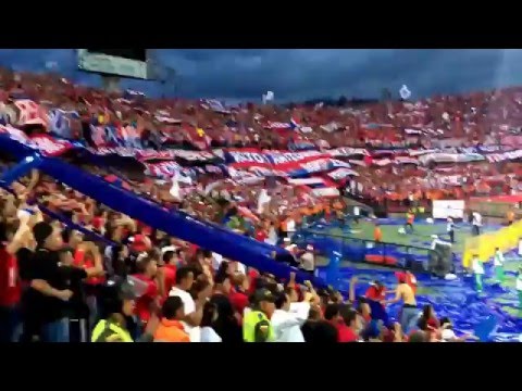 "Nacional (1) vs Medellin (2) - Liga Aguila 2016 - Rexixtenxia Norte" Barra: Rexixtenxia Norte • Club: Independiente Medellín • País: Colombia
