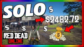 HURRY! *SOLO* MONEY & XP GLITCH IN RED DEAD ONLINE!