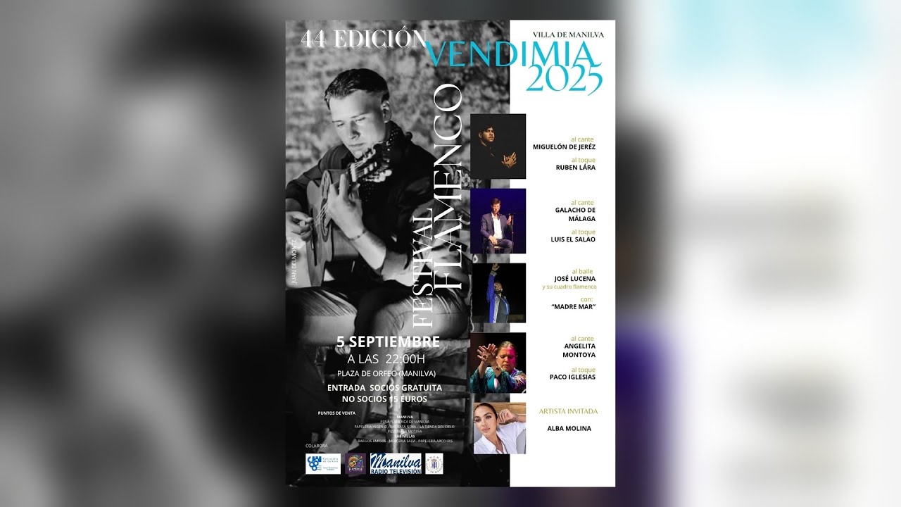 Mañana se celebrará la 44º edición del Festival Flamenco de la Vendimia