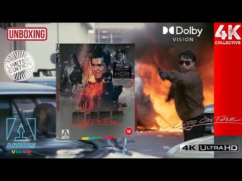 City on Fire 4K UltraHD Blu-Ray Arrow Video Limited Edition Unboxing