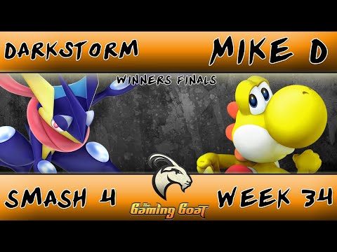 Geneva Smash 34 - Dark Storm (Greninja) Vs. Mike D (Yoshi) Smash Winners Finals - Smash Wii U