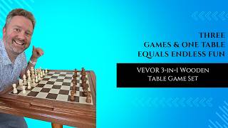 Stop Buying Plastic Toys! 🪵 This VEVOR 3-in-1 Game Set Changed Our Game Night