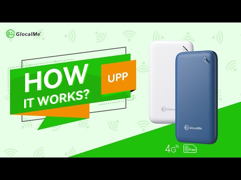 【GlocalMe】UPP - How it works (4G Cloud SIM pocket WiFi Hotspot)