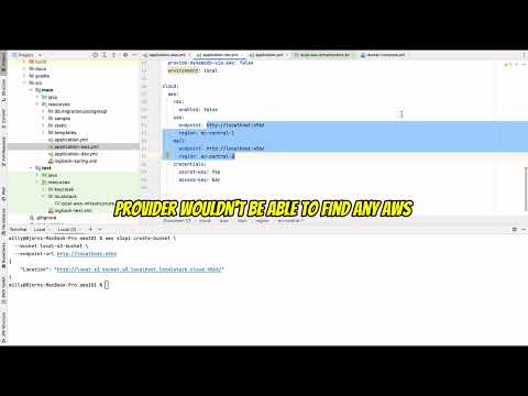 Configuring Java Aws Sdk With Local Stack