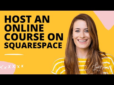 Part of a video titled Hosting Your Online Course on Squarespace (Version 7.0) - YouTube