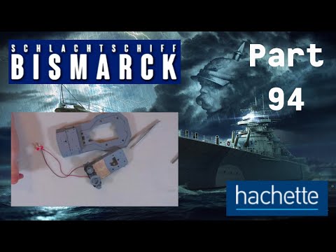 Hachette Schlachtschiff Bismarck (Metall) Part 94 - Flakleitstand und Scheinwerfer!